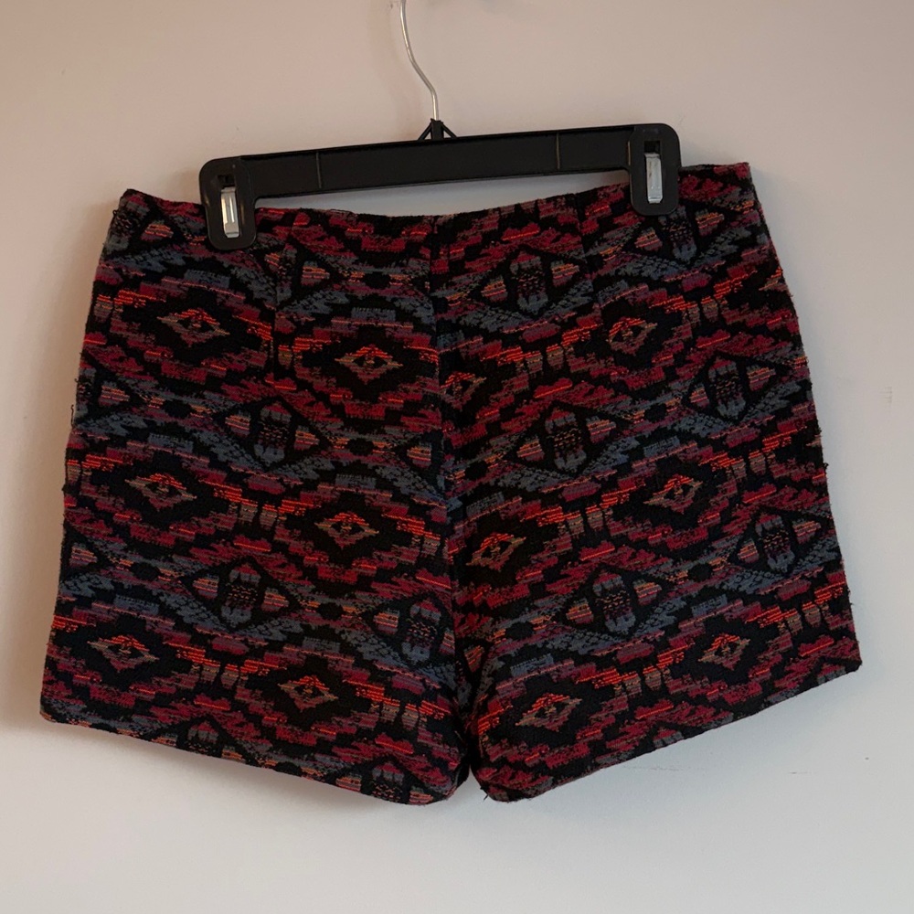 Aztec print shorts